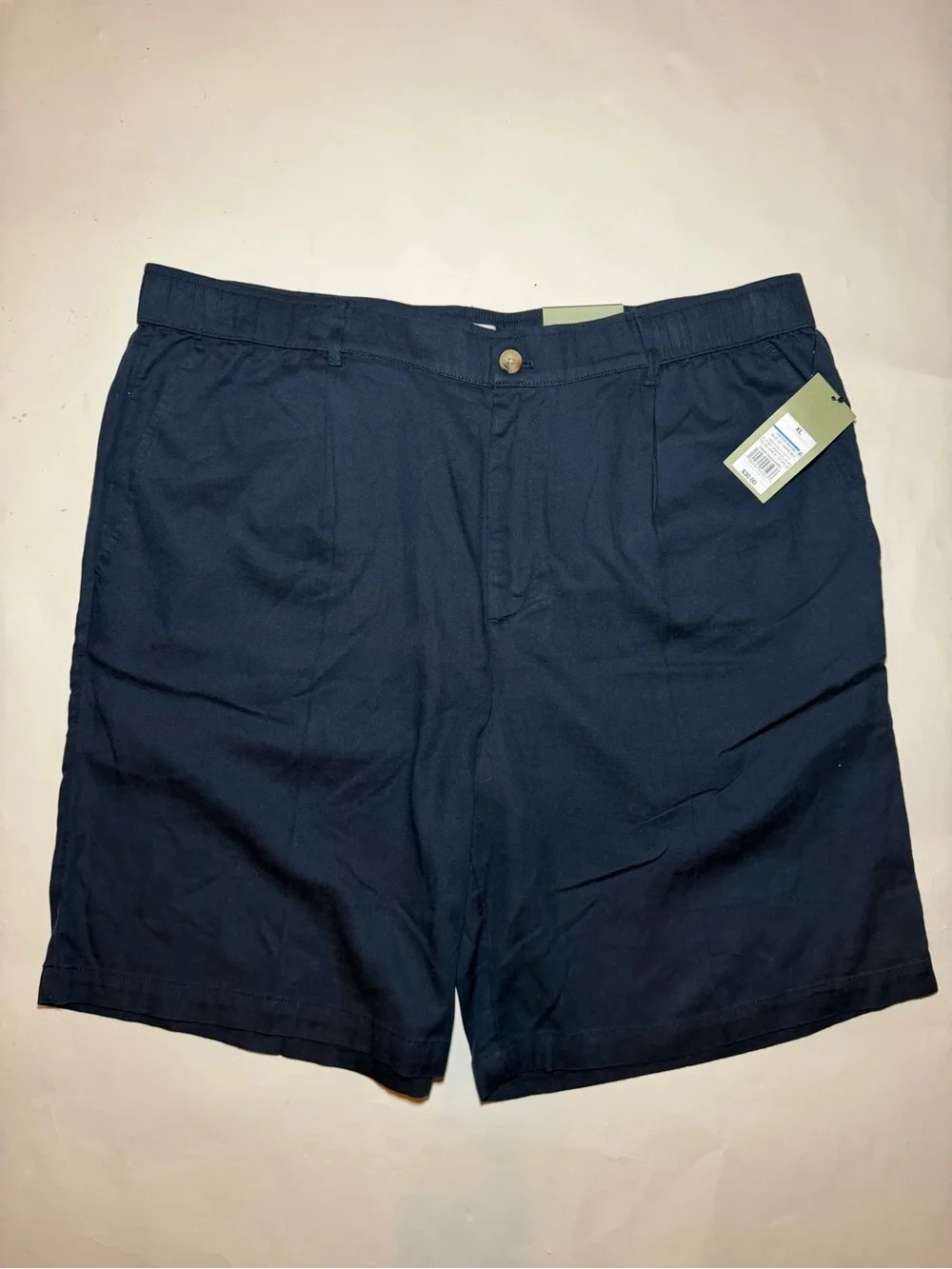 Goodfellow & Co Navy Flat-Front Cotton Shorts